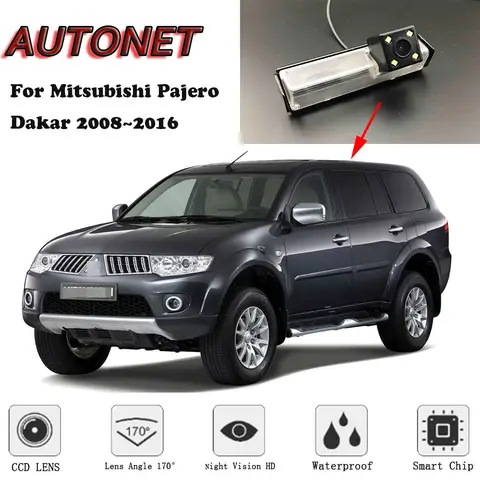 AUTONET Backup Rear View camera For Mitsubishi Pajero Dakar 2008~2016  CCD/Night Vision/parking Camera