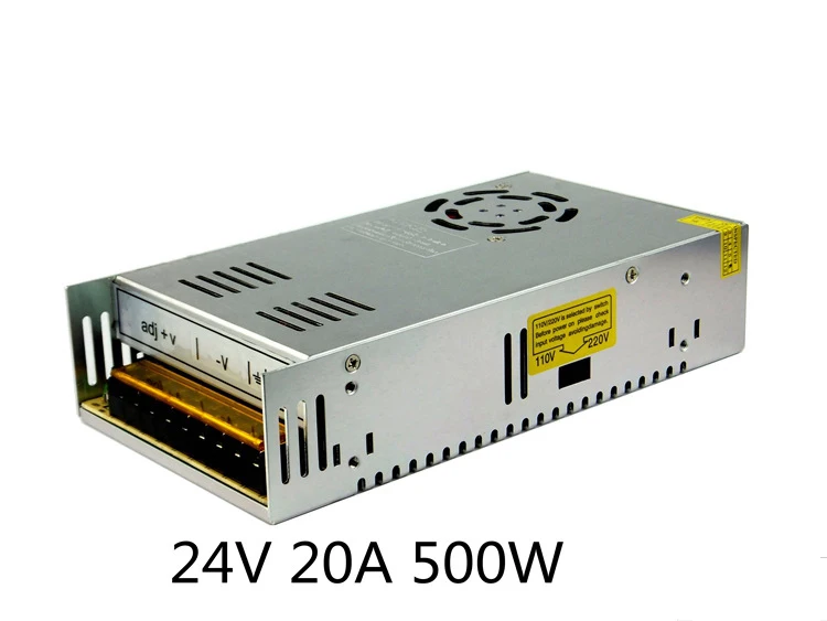 

5PCS DC24V LED Switch Power Supply Driver 240W 360W 500W 600W 800W 1000W led Light Transformer AC110V/220V Input to DC 24V