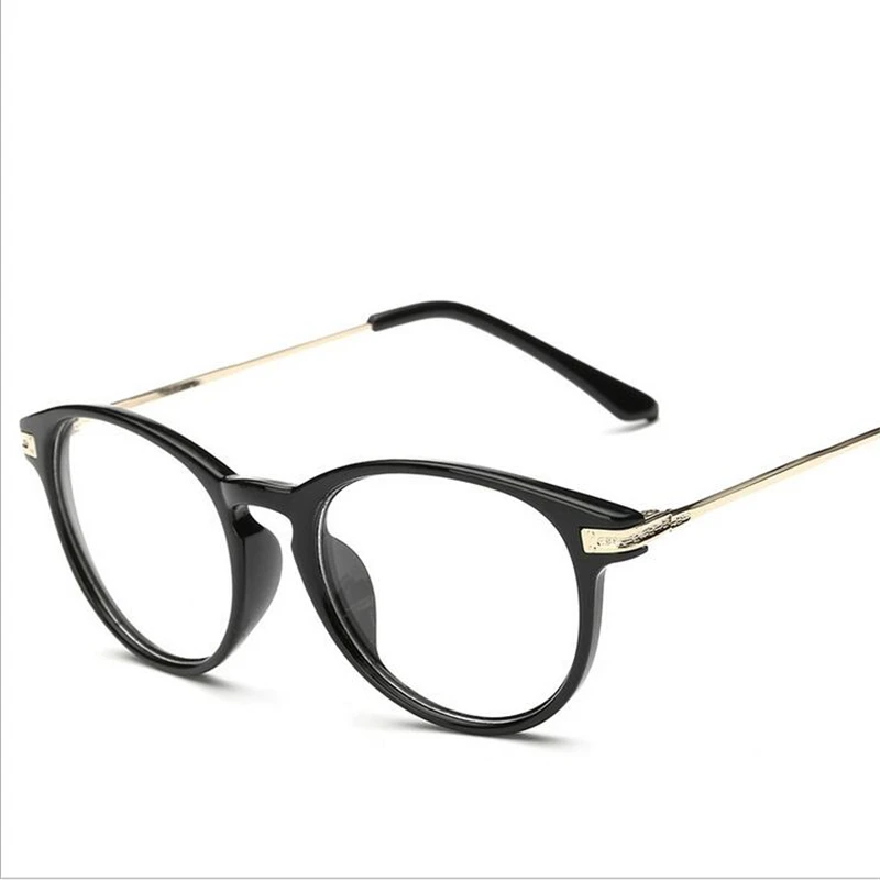 Retro Leopard Frame Nearsighted Glasses Finished Women Men Trend Student Oval Prescription Spectacles -50 -100 -150 -200 To -600