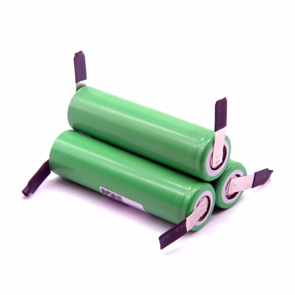 50PCS/LOT Liitokala New Original 18650 2500mAh battery INR1865025R 3.6V discharge 20A dedicated Power battery + DIY Nickel sheet