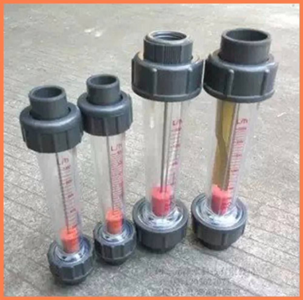 

LZB-15S Plastic Flowmeter Water Rotameter ( Long Tube BSP thread Connection) Flow range 60-600L/h,LZB15S Tools Flow Meters