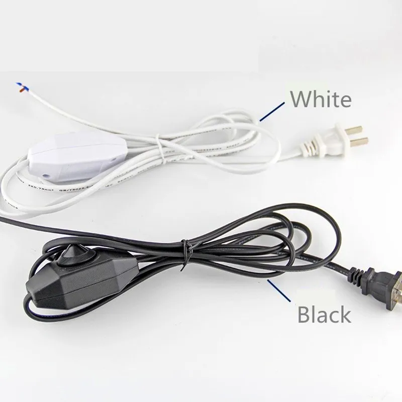 1.8M Table Lamp Switch Dimmer With Line US EU Plug For Heater Warmer Lamp 2 Pin 220v Dimmable Switch Cable Light Controller