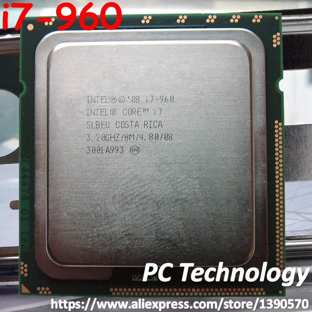 Original Intel Core i7 960 processor  i7-960 CPU 8M Cache 3.20GHz 4-cores LGA1366 free shipping ship out within 1 day