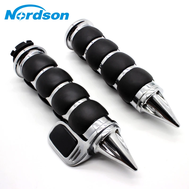 Nordson Universal 22mm Motorcycle Handlebar Hand Grips For Aprilia Triumph Harley Ducati Honda Suzuki Kawasaki Yamaha BMW KTM