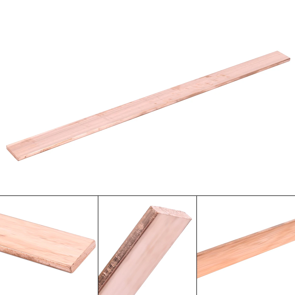 1 pz 99.95% Rame Puro Spessore Striscia di Rame Rosso Rame Pad Lamina di Rame Piastra di Rame Bar FAI DA TE Materiale CNC Nuovo Caldo