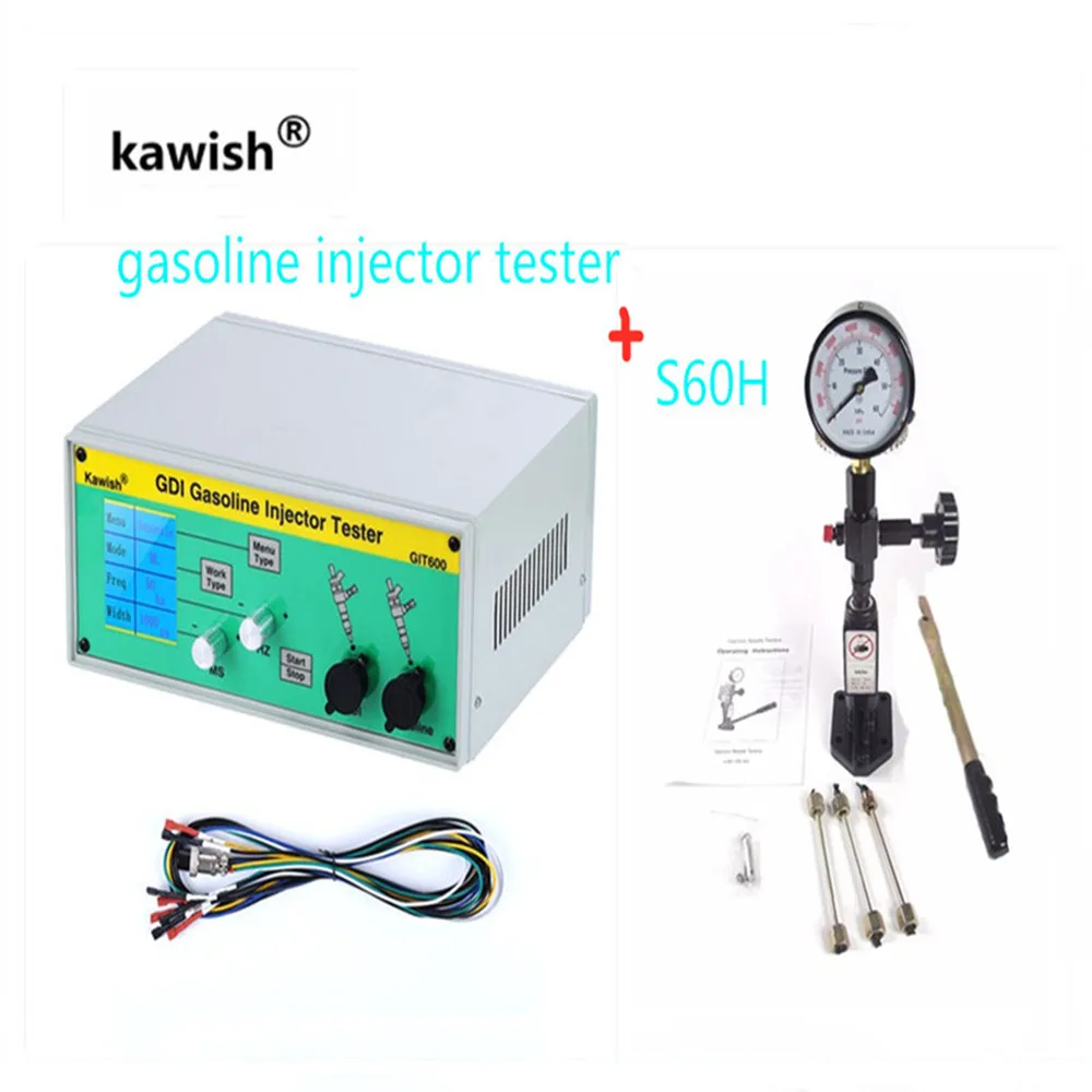 

Latest GIT600+S60H GDI/FSI gasoline injector tester petrol injector tester car injector tester