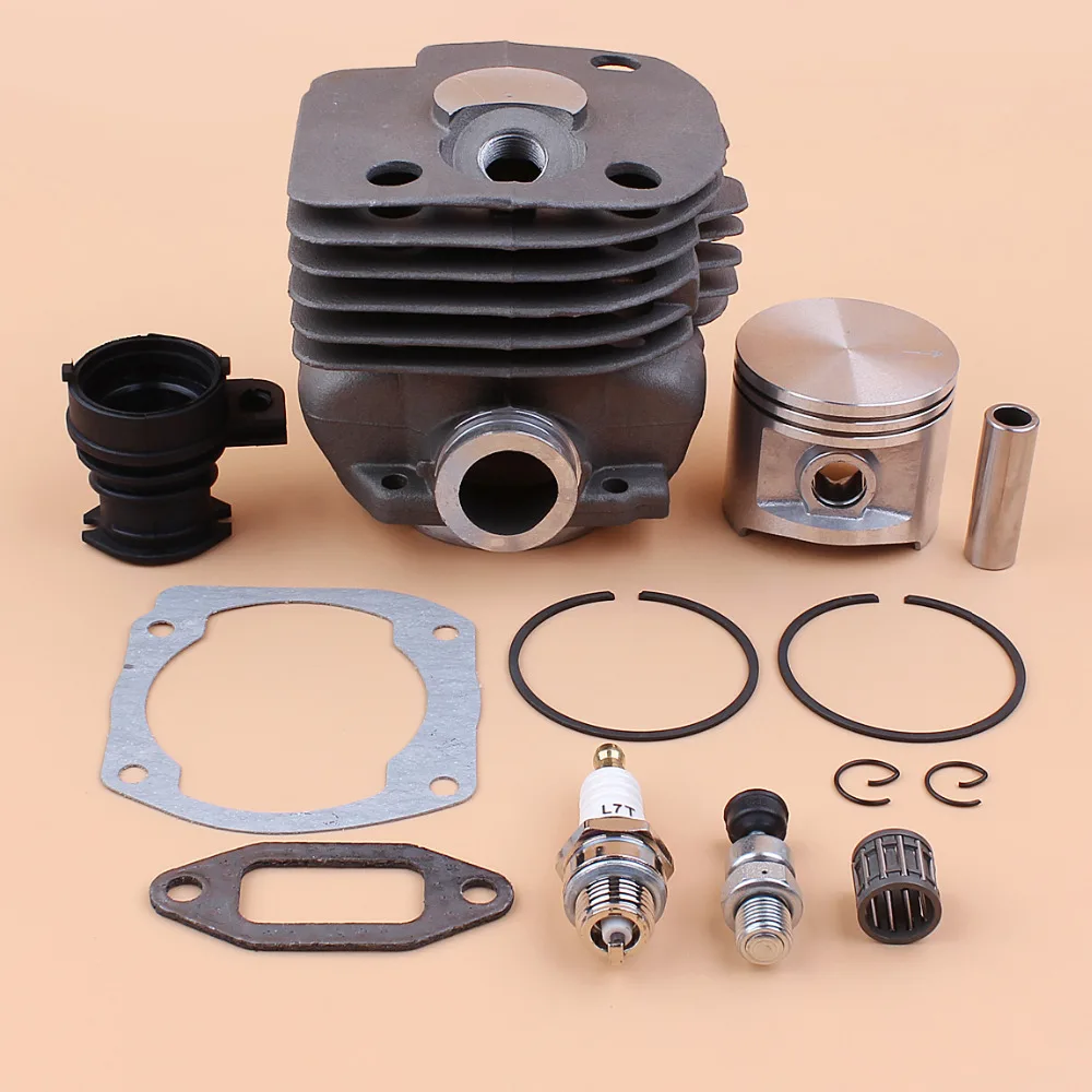 50mm Cylinder Piston Intake Manifold Decompression Valve Kit For HUSQVARNA 365 371 372 XP 362 Chainsaw Engine Motor Parts