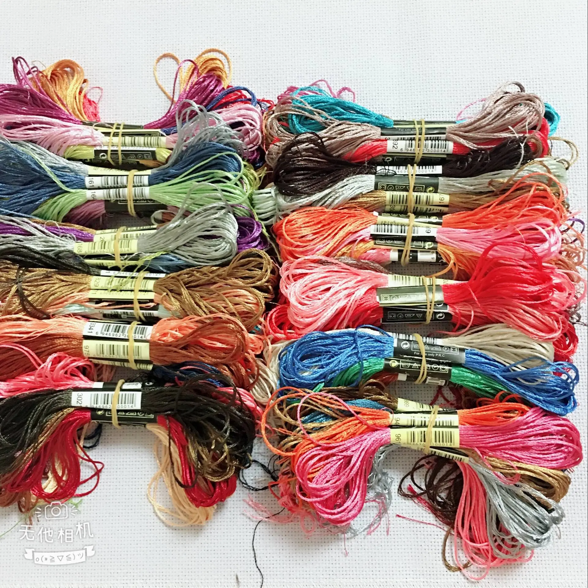 oneroom 10/20/30/50/100/500 skeins silk embroider embroidery thread Silk Floss Handmade Embroidery cross stitch Threads