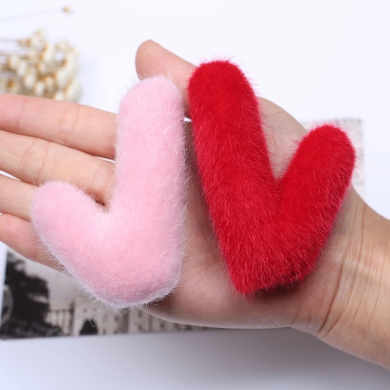 10pcs/lot South Korea Cute plush antlers Hair accessories Diy key chain Bag hanging jewelry accessories earring finding