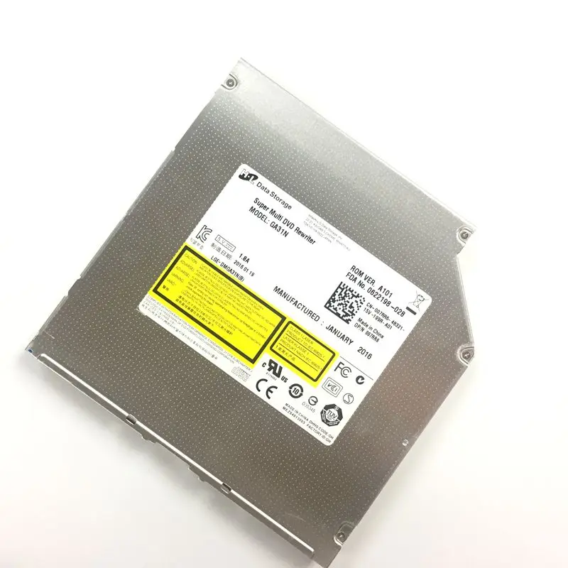 Original New for HL GA31N Superdrive 8X DL DVD CD RW Burner Multi Writer Slot-in 12.7mm Internal SATA Drive