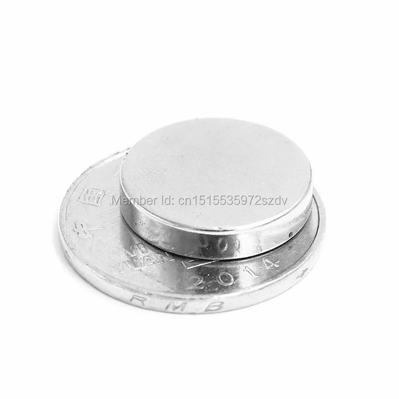 

100pcs Strong Round Dia 18mm x 4mm N35 Rare Earth Neodymium Magnet Art Craft Fridge 18x4mm