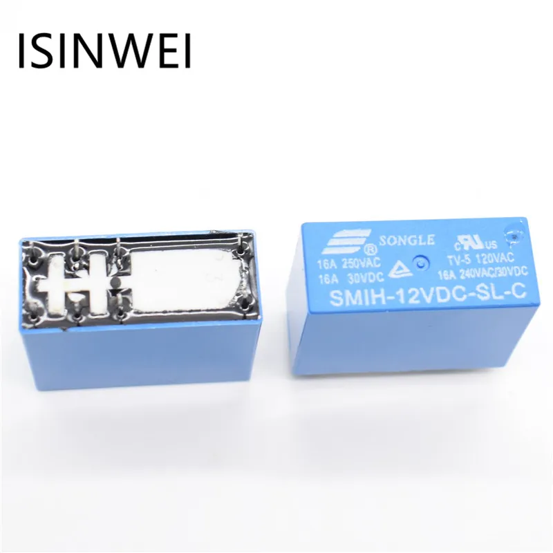 SMIH-12VDC-SL-C 12V Power Relays 16A 250V 8 pin a set of conversion