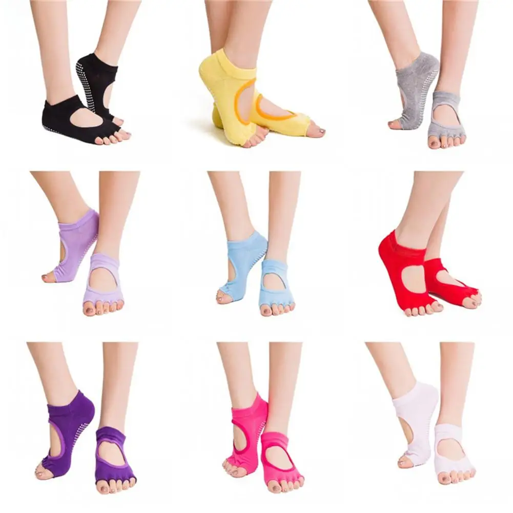 1 Paar Mode Open Toe Boots socken Baumwolle atmungsaktive Damen Socken unsichtbare Hausschuhe Silikon rutsch feste Socken flache Mund Socken