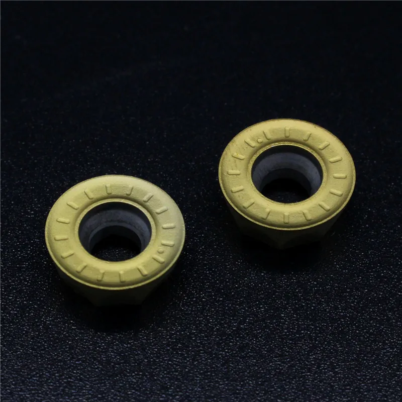 10pcs RPMT1204 TT 9080 Carbide Milling Inserts Indexable Milling Cutter Machine Turning Tool Cutting Tools RPMT 1204