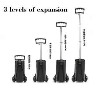 Small aluminum hand cart, portable folding luggage cart, small trailer, mini shopping cart Main Main Sales Travel Trailer - №6