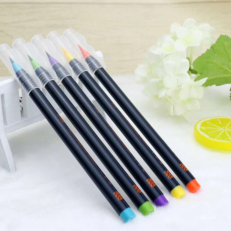 Nara hand-painted watercolor brush pen maker 20 color paint set soft brush pen color Mark