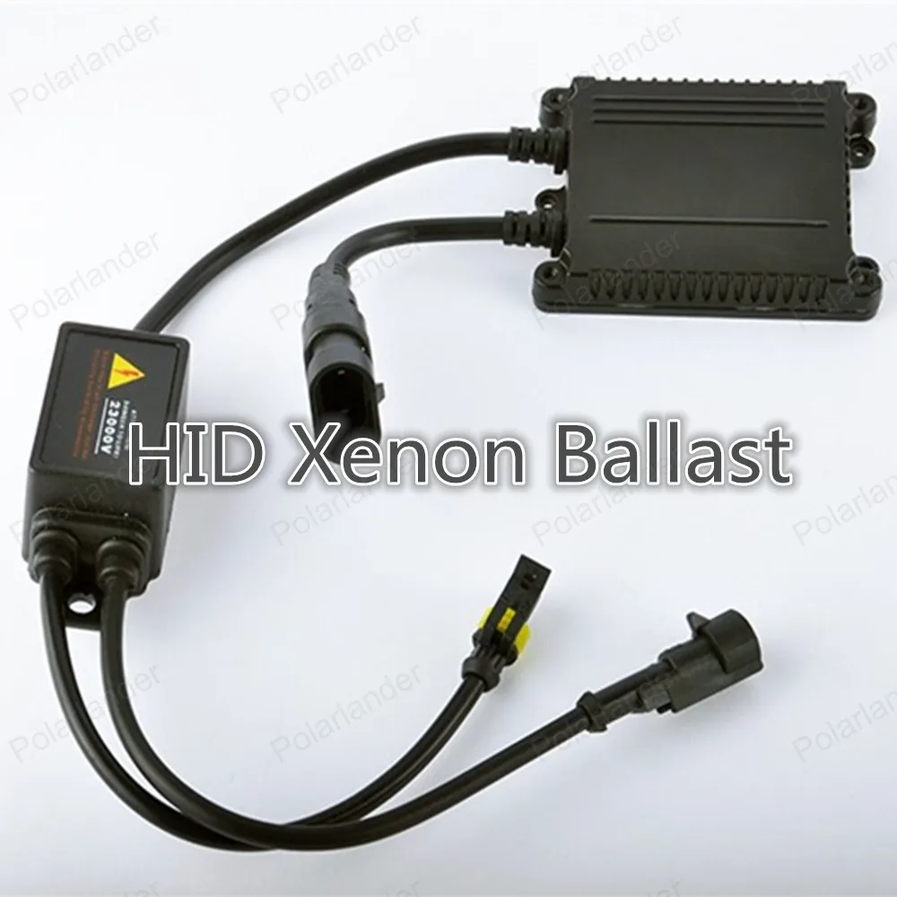 Polarlander 2pcs Hot Sale 35W Slim for XENON Conversion Kit AC HID Ballast Quick Start Black Ballast