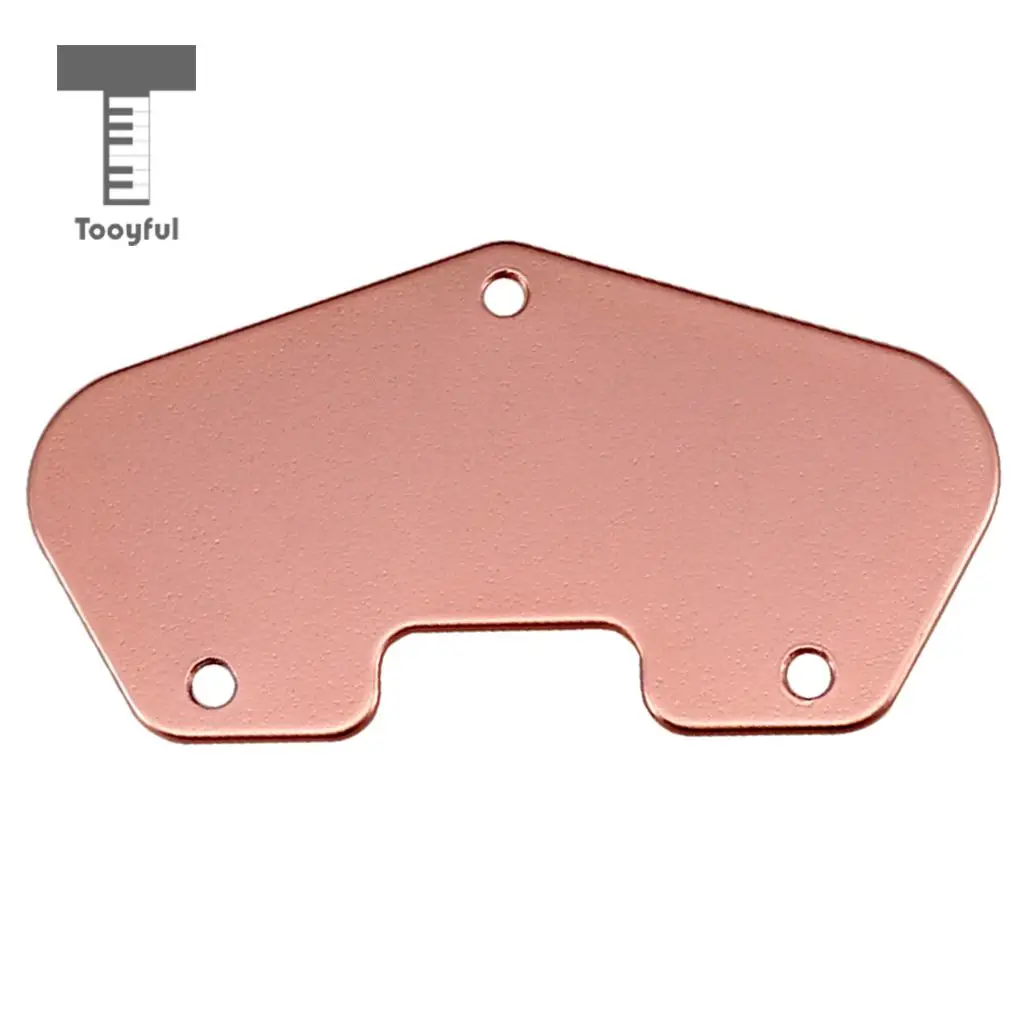 Tooyful Copper-red Metal Guitar Humbucker Pickup Baseplate Base Plate for TL Electric Guitar Parts Accessory Replacement