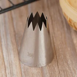 #366 Large Size Open Star Piping Nozzle Cake Decorating Tools Stainless Steel Cream PastryIcing Tips For DIY Meringue Cookies