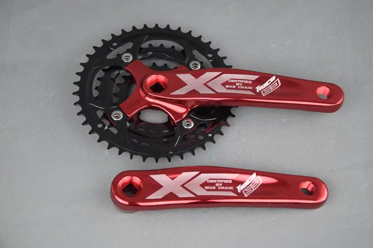 Ultralight Mountain Bike Crank Detachable Modified Sprocket Wheel 22-32-44T Polished Aluminum alloy Mtb Bicycle Chainwheel