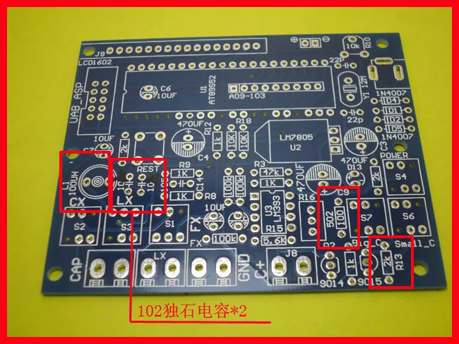 Elektronische DIY Induktivität kapazität frequenz meter Tester kit