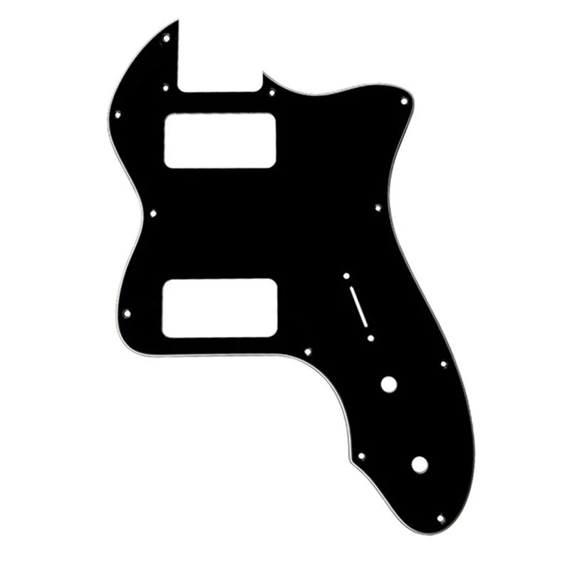 Pleroo Guitar Parts - For Classic 72 thinline Tele Guitar Pickguard Scratch Plate With TV Jones Humbucker
