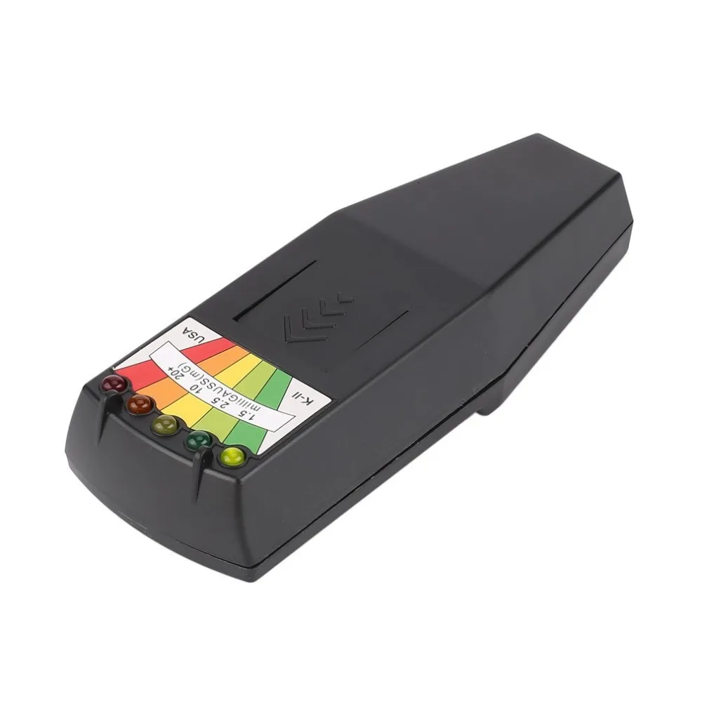 EMF-1 Magnetic Field Tester EMF Radiation k-ii Portable 5-led Indicator Gauss Portable UV Reactive Color Label