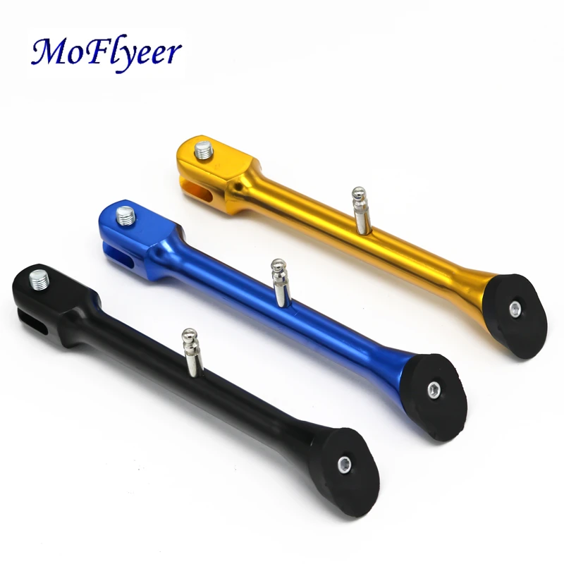 MoFlyeer New Motorcycle Kickstand Scooter Modification Parts Motorbike Foot Stand Bracket Moped Accessories Side Stand