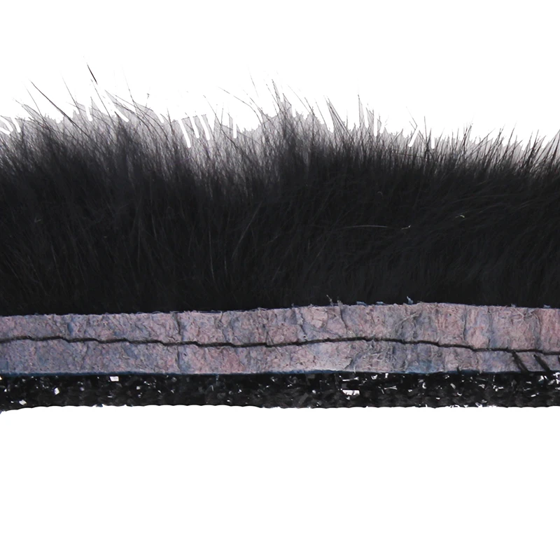 10 yard Nero Dei Capelli Della Frangia Della Nappa Taglio Intrecciato Tessuto di Pizzo Nastro Motivi Applique Da Cucire Accessori per