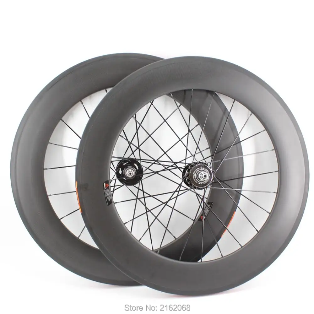 1 para nowych felg 700C 88 mm z kołami szprychowymi do rowerów o stałym przełożeniu aero matt 3K pełne koła rowerowe z włókna węglowego o szerokości 23 25 mm