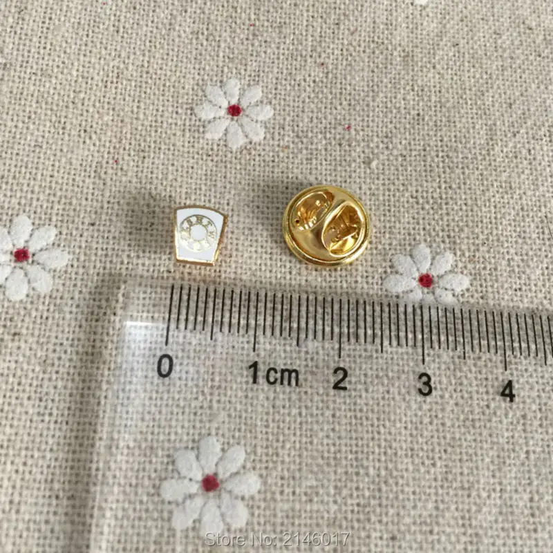 100pcs Small Size Royal Arch Mark Keystone Masonic Lapel Pins and Brooches Flower Enamel Master York Rite Leaf Tube Cane Badges