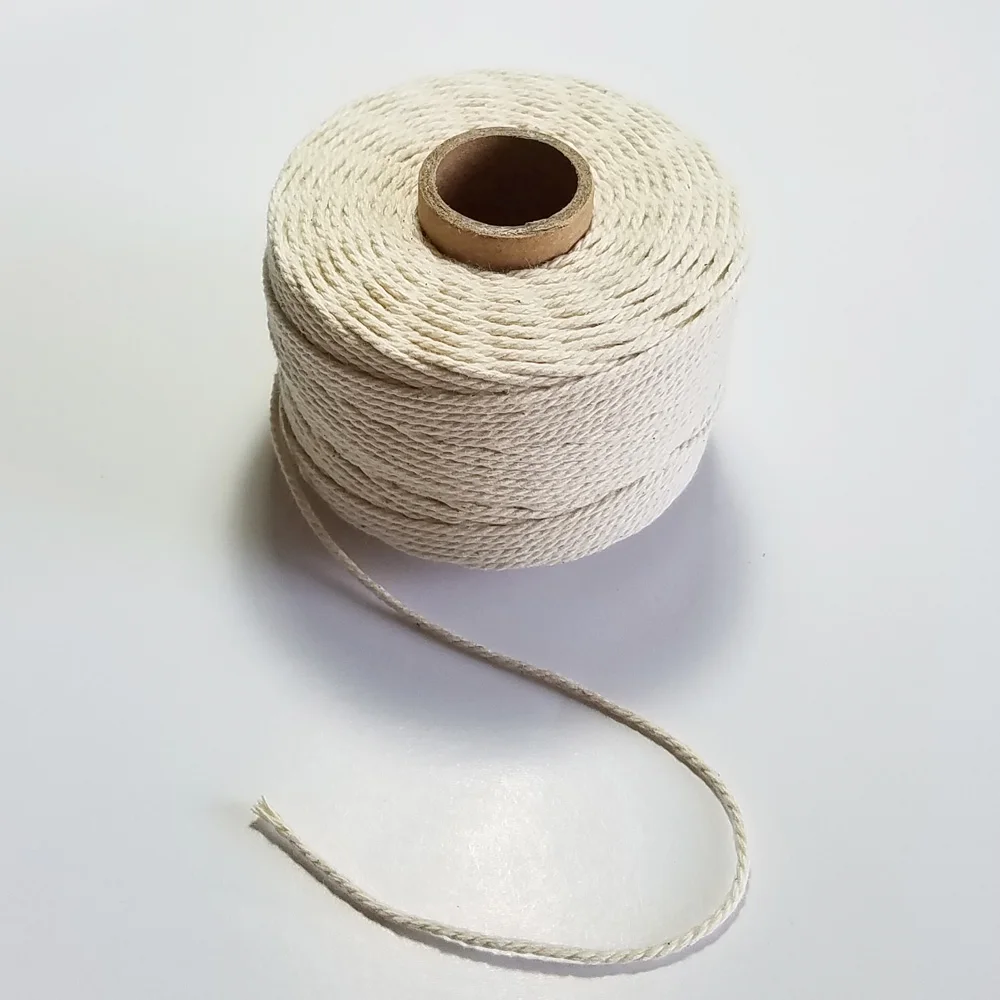 100% Natural cotton rope 80m/roll twine Cords 6pcs/lot String thread for Hang Tag accessory DIY