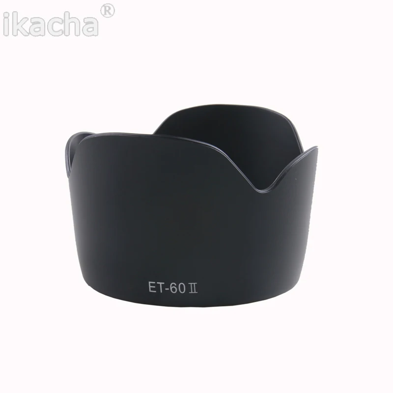 

5pcs Black Camera Lens Hood ET-60 II ET60II Petal Buckle Lens Hood For Canon EF 75-300mm F/4-5.6 III & EF-S 55-250mm f/4-5.6 IS