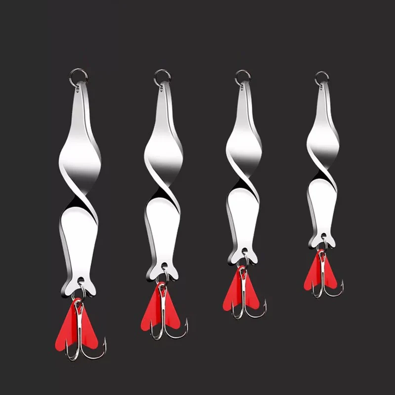 1PCS Rotating Metal Spinner Spoon 10g 14g 21g 28g metal spoon lure/spinner spoon lures/spinner lure/lure spinner
