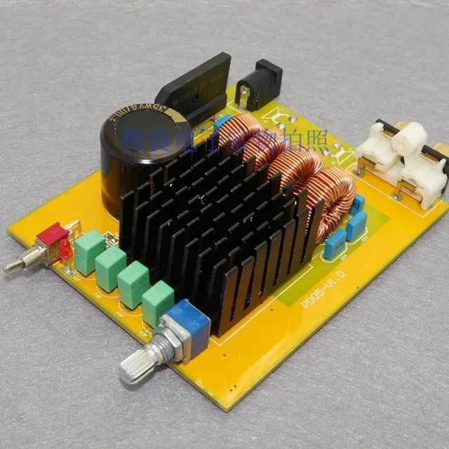 มาตรฐานสก์ท็อปขยายอำนาจTDA7498Eดิจิตอลเครื่องขยายเสียง(160Wx2)สีแดงแหวนเหนี่ยวนำ