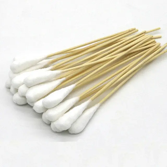 10cm 50pcs/pack Makeup Cotton Swabs Extra Long Wood Handle Applicator Q-tip