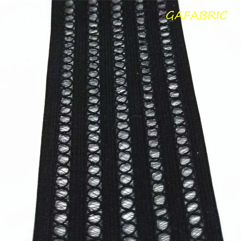 5 cm breite mesh Gurtband Elastische spitze stoff Elastische band für Unterwäsche gallus 1 yard