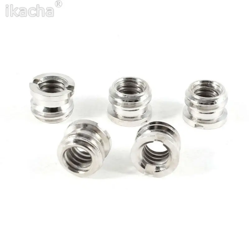 10 pcs Camera Accessories Female 1/4 To Male 3/8 Convert Screw Adapter For Tripod Monopod Ballhead DSLR SLR Accessories