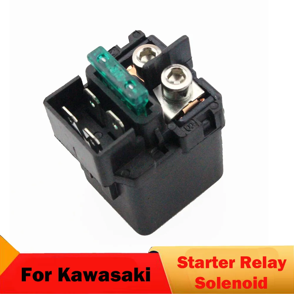 Motorcycle Starter Relay Solenoid For Kawasaki ZX1100 GPZ1100 VN1500 Vulcan 1500 EN500 Vulcan 500 W650 EJ650 KLR650 KLX250 KL650