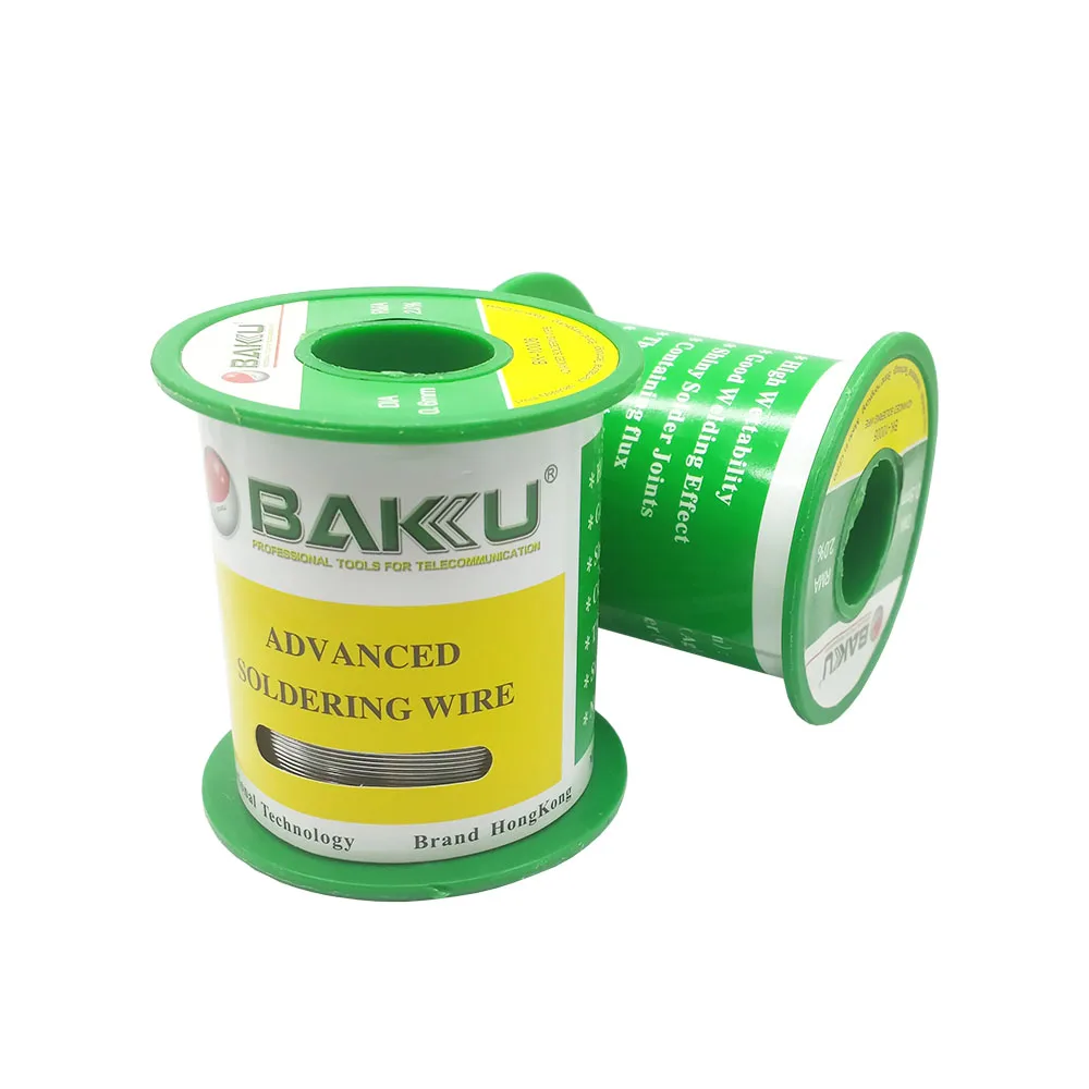 BAKU Professional Lead-free 0.2-0.6mm Unleaded Lead Rosin Core Welding Soldering Wire for Electrical RoHs