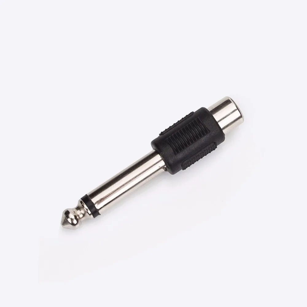 EZ Tattoo Power Convert Adapter Plug for Tattoo Machine Power Supply RCA Connection to 6.3mm Jack Adapter Plug 1 pcs