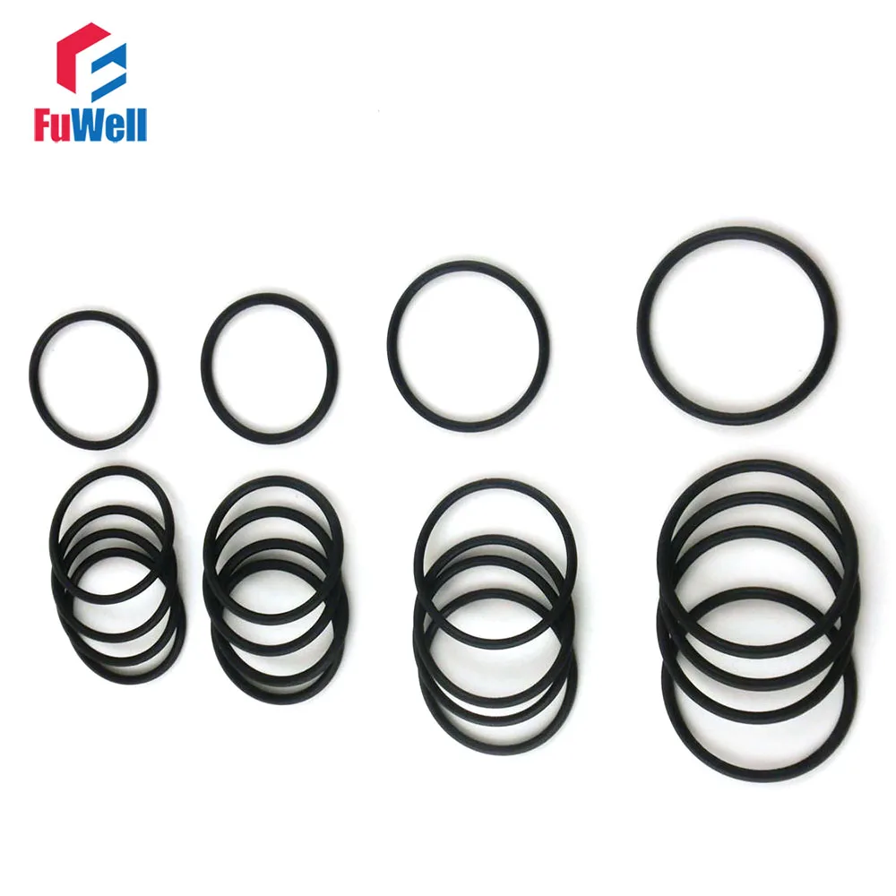 10pcs 4mm Thickness O Ring Seal NBR 180/185/190/195/200/205/210/215/220mm OD Nitrile Rubber O Rings Seals Gaskets Washer