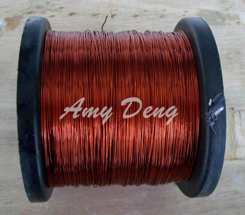 

100 meters/lot 0.55 mm polyester qz-2-130 painted enamel covered copper wire for sale