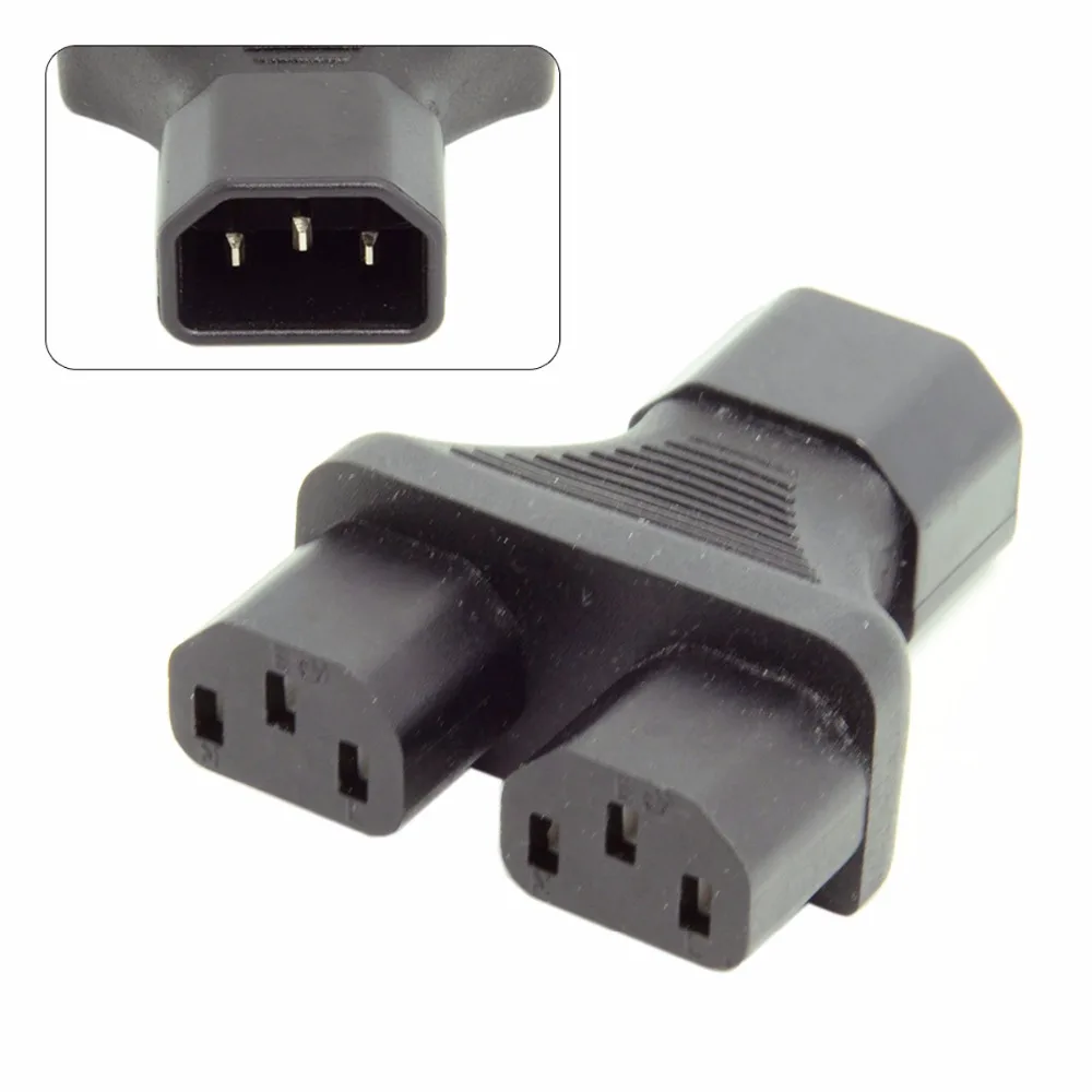 C-14 IEC320 To Doub…