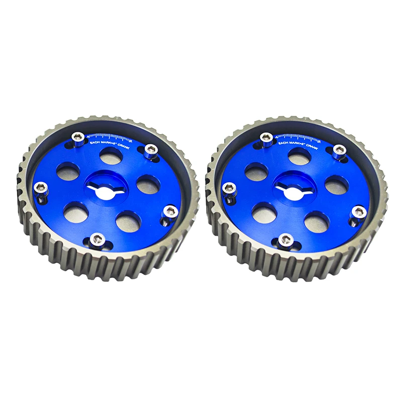 LZONE - (One Pair) Adjustable cam pulley Cam Gears Kit For Suzuki Swift GTI G13B (Blue,Red,Purple,Black) JR6543