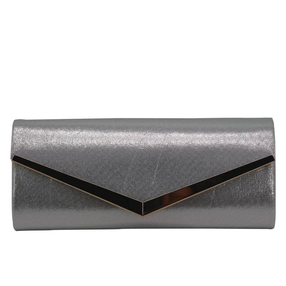 European American Style Flash Material Clutch Bag Hot Sale Shiny Glitter Pure Color Evening Bag For Women Handbags Purse Bag