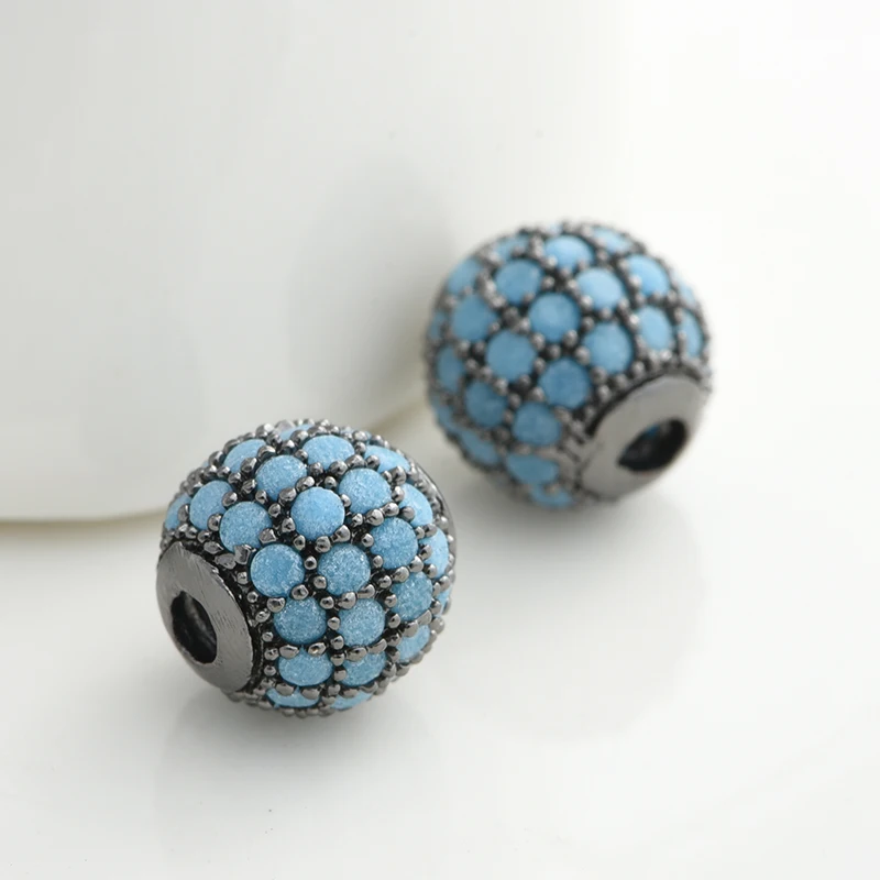 1PCS 8mm Round Beads Jewelry Accessories for Bracelet Necklace Earrings Making DIY Handdmade Jewelry Making Findings