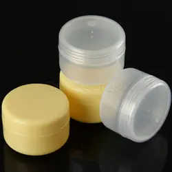 고품질 20ml PP 크림 용기 상자 20g 빈 플라스틱 화장품 용기, 작은 샘플 메이크업 하위 스크류 캡 병입