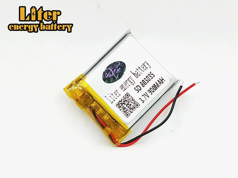 3.7V lithium polymer battery 803035 850MAH Rechargeable Li-ion Cell With PCB For Toy GPS MP3 MP4 MP5 Mini Fan Bluetooth Speaker