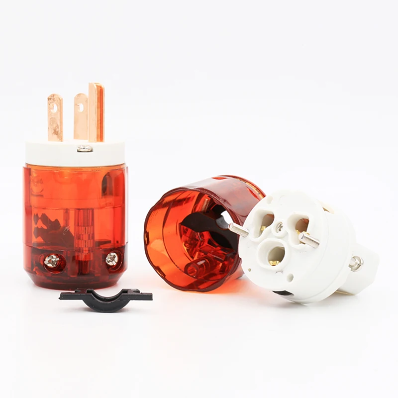 Hi-End P-046E US ปลั๊ก + C-046E IEC Connector สำหรับสายไฟ